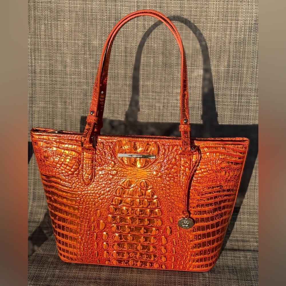 NWT Brahmin ORANGE POTION Medium Asher - Hard to find PRICE FIRM - Picture 15 of 16